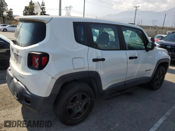 2017 Jeep Renegade Sport with VIN ZACCJBAB4HPE69958, listed as a Copart auction lot 55255765 with 176,239 mi miles and Clean Title. Bid and sale history available at carsss.com. Image 3.