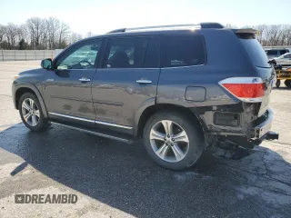 2012 Toyota Highlander Limited with VIN 5TDDK3EH1CS150504, listed as a Copart auction lot 50939885 with 185,656 mi miles and Salvage Title. Bid and sale history available at carsss.com. Image 2.