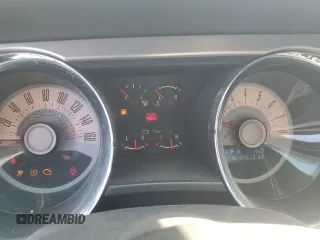2012 Ford Mustang V6 with VIN 1ZVBP8EM0C5207975, listed as a Copart auction lot 52574655 with 161,516 mi miles and Salvage Title. Bid and sale history available at carsss.com. Image 9.