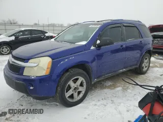 2005 Chevrolet Equinox LT with VIN 2CNDL63F556028169, listed as a Copart auction lot 45739765 with 202,946 mi miles and Salvage Title. Bid and sale history available at carsss.com. Image 1.