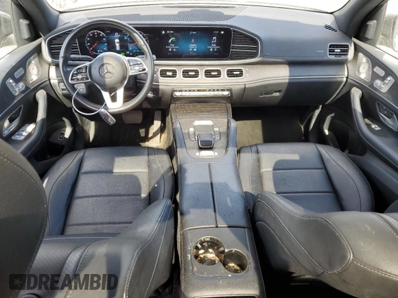 2021 Mercedes-Benz GLS 450 with VIN 4JGFF5KE1MA433451, listed as a Copart auction lot 47578184 with 30,296 mi miles and Salvage Title. Bid and sale history available at DreamBid. Image 8.