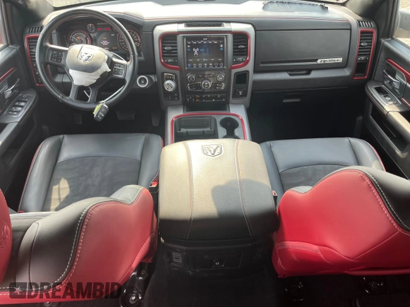 2018 Ram 1500 Rebel with VIN 1C6RR7YT3JS131263, listed as a Copart auction lot 53366675 with 60,444 mi miles and Salvage Title. Bid and sale history available at carsss.com. Image 8.