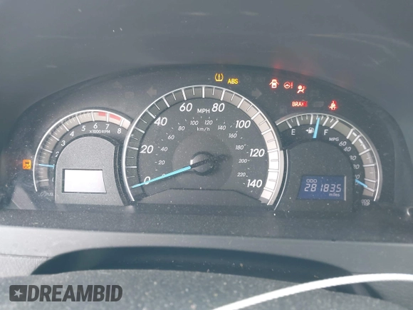 2012 Toyota Camry L with VIN 4T1BF1FK8CU168970, listed as a IAAI auction lot 42068072 with 281,835 mi miles and . Bid and sale history available at DreamBid. Image 7.