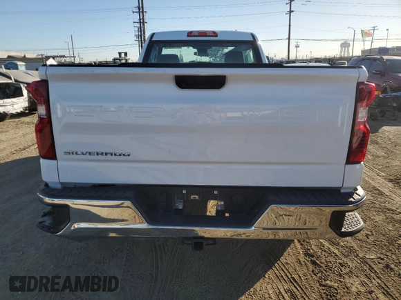 2023 Chevrolet Silverado 1500 Work Truck with VIN 3GCNAAEDXPG198788, listed as a Copart auction lot 81760444 with 23,608 mi miles and Salvage Title. Bid and sale history available at DreamBid. Image 6.