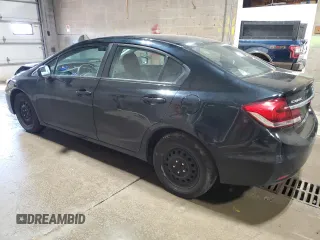 2015 Honda Civic LX with VIN 19XFB2F56FE066247, listed as a Copart auction lot 53263985 with 90,771 mi miles and Salvage Title. Bid and sale history available at carsss.com. Image 2.