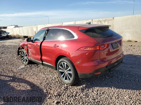 2020 Jaguar F-Pace 25t Prestige with VIN SADCK2FX3LA648118, listed as a Copart auction lot 86134234 with 60,053 mi miles and Salvage title. Bid and sale history available at DreamBid. Image 2.