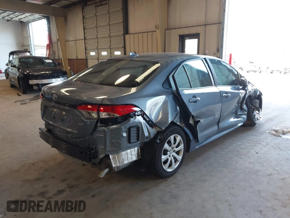 2024 Toyota Corolla LE with VIN 5YFB4MDE6RP216481, listed as a IAAI auction lot 41734716 with 7,120 mi miles and . Bid and sale history available at DreamBid. Image 4.