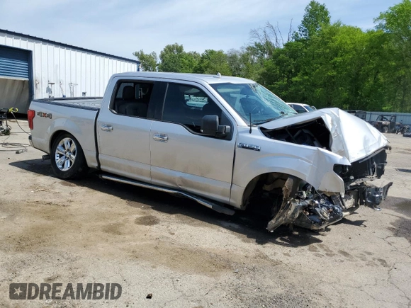 2018 Ford F-150 XL with VIN 1FTEW1EG1JKC19068, listed as a Copart auction lot 52429325 with 149,525 mi miles and Salvage Title. Bid and sale history available at carsss.com. Image 4.
