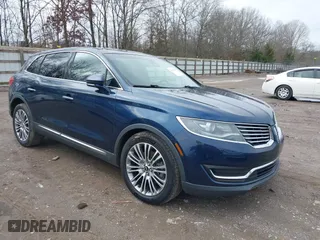 2017 Lincoln MKX Reserve with VIN 2LMPJ6LR4HBL26385, listed as a IAAI auction lot 41543226 with 59,562 mi miles. Bid and sale history available at carsss.com. Image 1.