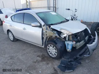 2019 Nissan Versa Sedan SV with VIN 3N1CN7AP7KL875152, listed as a IAAI auction lot 41406896 with 74,706 mi miles. Bid and sale history available at carsss.com. Image 1.