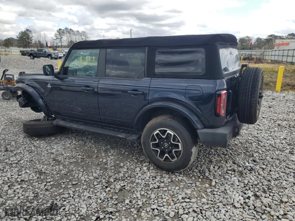 2021 Ford Bronco with VIN 1FMDE5DH8MLA62147, listed as a Copart auction lot 48059345 with 19,562 mi miles and Salvage Title. Bid and sale history available at carsss.com. Image 2.