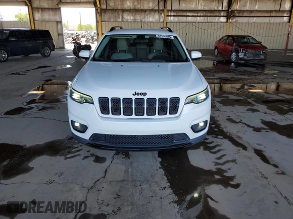 2020 Jeep Cherokee Latitude Plus with VIN 1C4PJMLB1LD574829, listed as a Copart auction lot 53300895 with 76,470 mi miles and Salvage Title. Bid and sale history available at DreamBid. Image 5.