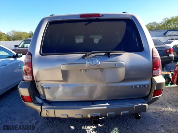 2005 Toyota 4Runner SR5 with VIN JTEBU14R850076564, listed as a Copart auction lot 72513404 with 199,135 mi miles and Clean Title. Bid and sale history available at carsss.com. Image 6.
