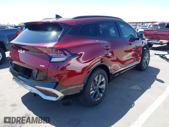 2023 Kia Sportage SX-Prestige with VIN KNDPXCAG2P7032022, listed as a IAAI auction lot 42572964 with 23,984 mi miles and . Bid and sale history available at DreamBid. Image 4.