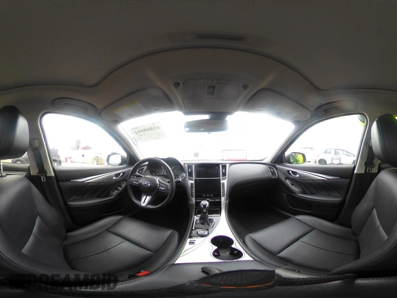 2020 Infiniti Q50 3.0t LUXE with VIN JN1EV7AP6LM206614, listed as a IAAI auction lot 41868604 with 54,247 mi miles. Bid and sale history available at carsss.com. Image 19.