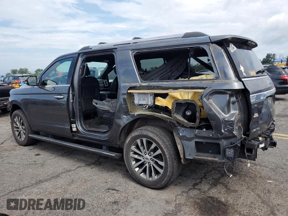 2018 Ford Expedition Max Limited with VIN 1FMJK2AT7JEA18675, listed as a Copart auction lot 62409535 with 121,330 mi miles and Salvage title. Bid and sale history available at DreamBid. Image 2.
