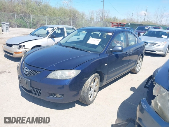 2009 Mazda Mazda3 i Touring Value with VIN JM1BK32F191193501, listed as a IAAI auction lot 42042711 with 165,234 mi miles. Bid and sale history available at carsss.com. Image 2.