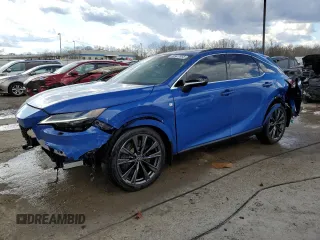 2023 Lexus RX with VIN 2T2BAMCA8PC030375, listed as a Copart auction lot 46427855 with 30,857 mi miles and Salvage Title. Bid and sale history available at carsss.com. Image 1.