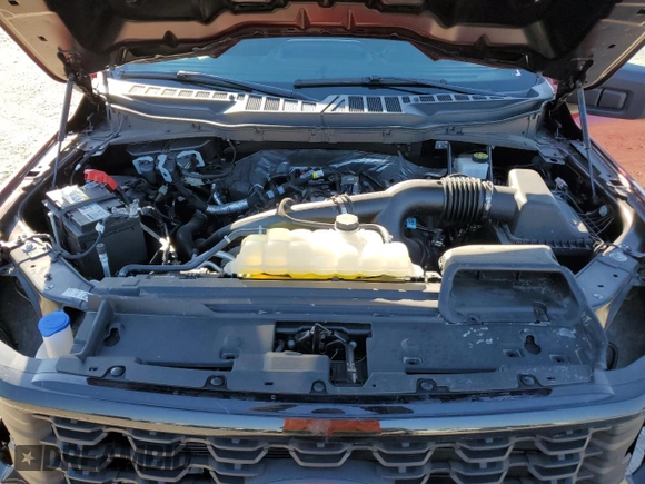 2024 Ford F-150 STX with VIN 1FTEW2KP7RKD11422, listed as a Copart auction lot 48724505 with 1,739 mi miles and Salvage Title. Bid and sale history available at carsss.com. Image 11.