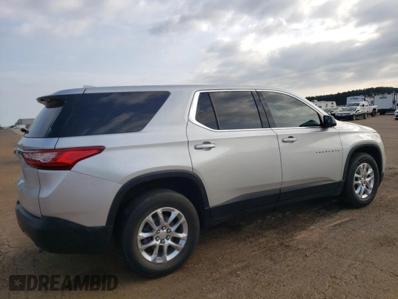 2021 Chevrolet Traverse LS with VIN 1GNERFKW3MJ254289, listed as a Copart auction lot 51337155 with 40,127 mi miles and Salvage title. Bid and sale history available at DreamBid. Image 3.