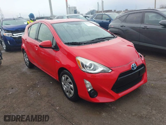 2015 Toyota Prius One with VIN JTDKDTB34F1094294, listed as a IAAI auction lot 41855669 with 108,176 mi miles and . Bid and sale history available at carsss.com. Image 1.