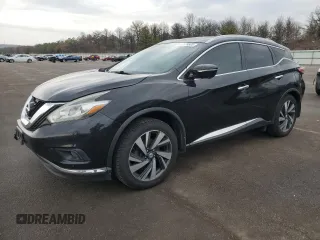 2015 Nissan Murano Platinum with VIN 5N1AZ2MH8FN269554, listed as a Copart auction lot 52176505 with 179,434 mi miles and Clean Title. Bid and sale history available at carsss.com. Image 1.