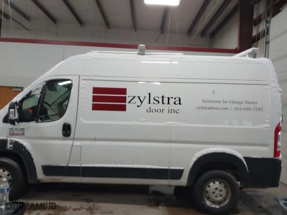 2020 Ram ProMaster Cargo Van with VIN 3C6TRVBG0LE104422, listed as a IAAI auction lot 41367362 with 133,770 mi miles. Bid and sale history available at carsss.com. Image 14.