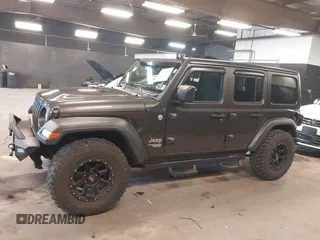 2018 Jeep Wrangler Unlimited Sport S с VIN 1C4HJXDG7JW280918, выставлен на аукционе IAAI как лот 41998831 с пробегом 66 539 миль миль и . История ставок и продаж доступна на DreamBid. Изображение 14.
