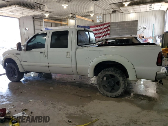 2007 Ford Super Duty F-250 XL with VIN 1FTSW21P07EB02376, listed as a Copart auction lot 64498734 with 173,260 mi miles and Clean Title. Bid and sale history available at carsss.com. Image 2.