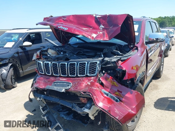 2020 Jeep Grand Cherokee Limited with VIN 1C4RJFBG5LC299828, listed as a IAAI auction lot 42637614 with 79,396 mi miles and . Bid and sale history available at DreamBid. Image 6.