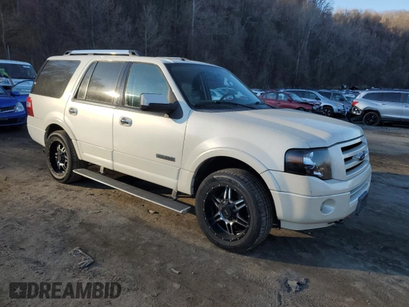 2008 Ford Expedition Limited with VIN 1FMFU20528LA56758, listed as a Copart auction lot 47727815 with 185,967 mi miles and Clean title. Bid and sale history available at DreamBid. Image 4.