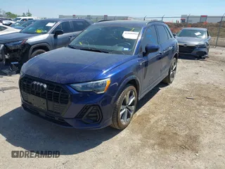 2021 Audi Q3 S line Premium with VIN WA1DECF3XM1085641, listed as a IAAI auction lot 41949213 with 71,621 mi miles and . Bid and sale history available at DreamBid. Image 18.