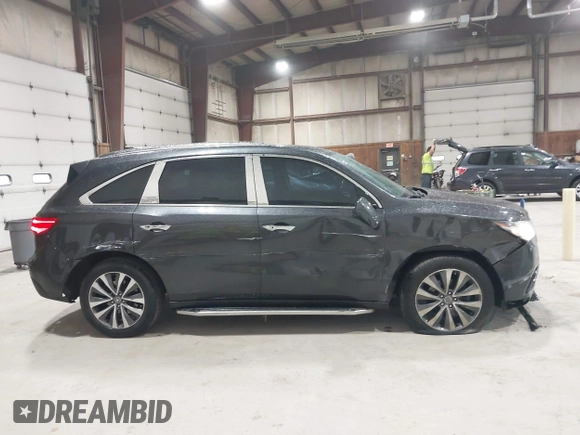2016 Acura MDX w/Tech with VIN 5FRYD4H40GB017297, listed as a IAAI auction lot 41899975 with 95,757 mi miles. Bid and sale history available at carsss.com. Image 13.