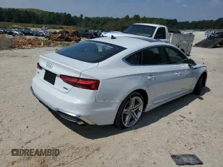 2022 Audi A5 Sportback S line Premium Plus with VIN WAUFACF55NA006421, listed as a Copart auction lot 57168322 with 13,109 mi miles. Bid and sale history available at carsss.com. Image 4.