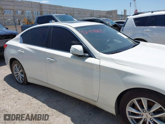 2017 Infiniti Q50 Premium z VIN JN1EV7AP5HM736810, wystawiony jako IAAI lot #42478105 z przebiegiem 186 935 mil mil oraz . Historia ofert i sprzedaży dostępna na DreamBid. Obrazek 13.