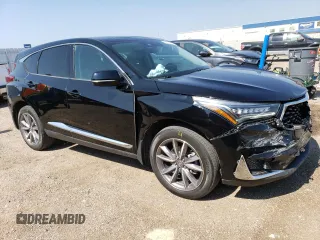 2021 Acura RDX w/Technology Package with VIN 5J8TC2H57ML001037, listed as a Copart auction lot 61814214 with 48,378 mi miles and Salvage Title. Bid and sale history available at carsss.com. Image 4.