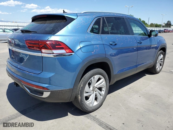 2020 Volkswagen Atlas Cross Sport 3.6L V6 SEL with VIN 1V2EE2CA0LC210834, listed as a Copart auction lot 60205184 with 41,427 mi miles and Non Repairable. Bid and sale history available at carsss.com. Image 3.