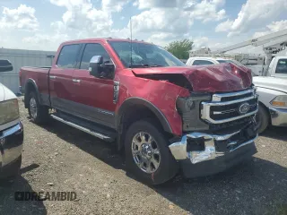 2022 Ford F-350 XL with VIN 1FT8W3BT2NEC84672, listed as a Copart auction lot 51667575 with Not provided miles and Salvage title. Bid and sale history available at DreamBid. Image 4.