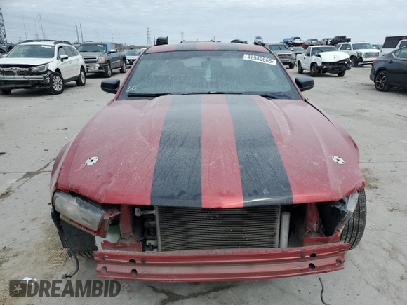2010 Ford Mustang V6 with VIN 1ZVBP8AN2A5111910, listed as a Copart auction lot 42940665 with Not Provided miles and Salvage Title. Bid and sale history available at DreamBid. Image 5.
