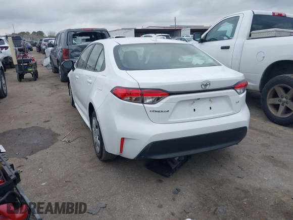 2023 Toyota Corolla LE z VIN JTDB4MEE9P3001116, wystawiony jako IAAI lot #41512246 z przebiegiem 27 882 mil mil oraz . Historia ofert i sprzedaży dostępna na DreamBid. Obrazek 3.