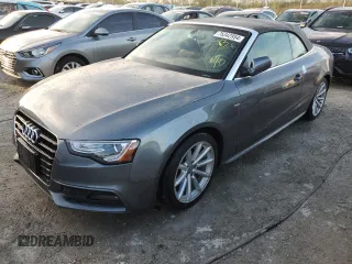 2016 Audi A5 Premium Plus with VIN WAUM2AFH2GN000803, listed as a Copart auction lot 76342954 with 0 mi miles and Non Repairable. Bid and sale history available at carsss.com. Image 1.