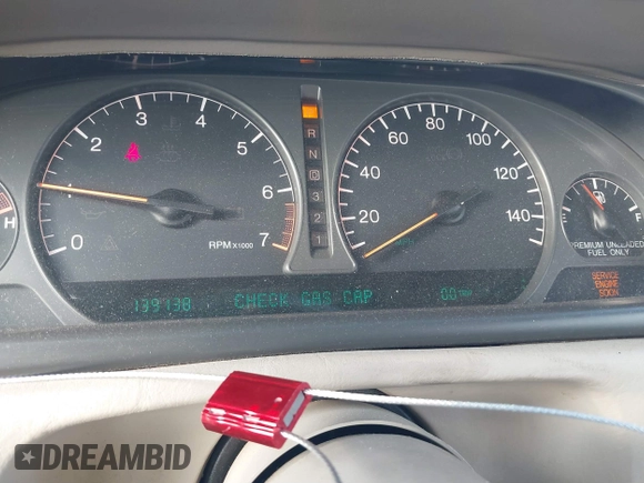 2000 Cadillac Eldorado Touring ETC z VIN 1G6ET1292YU188056, wystawiony jako IAAI lot #41671661 z przebiegiem 139 138 mil mil oraz . Historia ofert i sprzedaży dostępna na DreamBid. Obrazek 7.