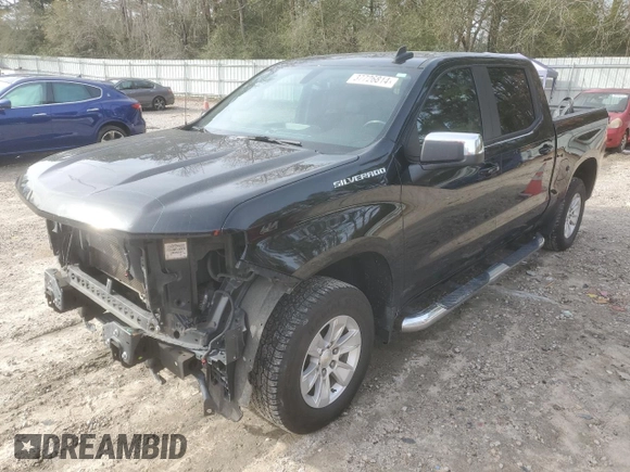 2020 Chevrolet Silverado 1500 LT with VIN 1GCPWCED8LZ176062, listed as a Copart auction lot 37726814 with 115,118 mi miles and Salvage Title. Bid and sale history available at carsss.com. Image 1.