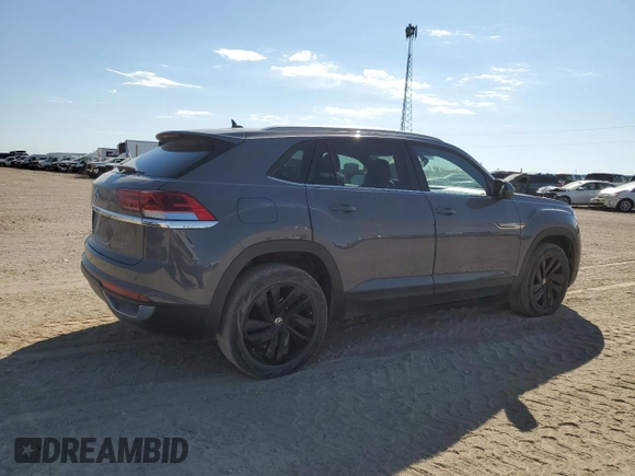 2022 Volkswagen Atlas SE with VIN 1V2JC2CA4NC222945, listed as a Copart auction lot 75046524 with 71,545 mi miles and Clean title. Bid and sale history available at DreamBid. Image 3.
