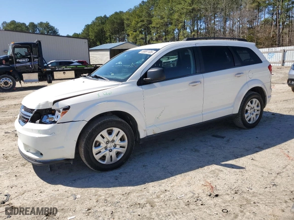 2016 Dodge Journey SE with VIN 3C4PDCAB6GT115641, listed as a Copart auction lot 49981105 with 122,984 mi miles and Salvage Title. Bid and sale history available at carsss.com. Image 1.