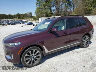 2022 BMW X7 xDrive40i with VIN 5UXCW2C02N9K87183, listed as a Copart auction lot 50326275 with 164,280 mi miles and Clean Title. Bid and sale history available at carsss.com. Image 1.