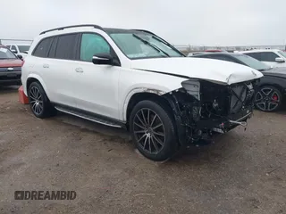 2023 Mercedes-Benz GLS 450 with VIN 4JGFF5KE8PA947947, listed as a IAAI auction lot 41481038 with 22,318 mi miles and . Bid and sale history available at DreamBid. Image 1.
