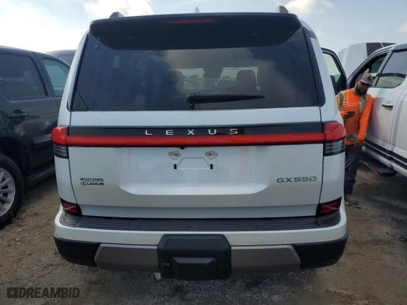 2024 Lexus GX with VIN JTJTBCDX6R5010478, listed as a Copart auction lot 74341124 with 0 mi miles and Non Repairable. Bid and sale history available at carsss.com. Image 6.