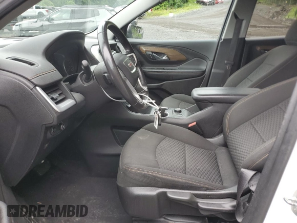 2019 GMC Terrain SLE with VIN 3GKALTEV6KL163800, listed as a Copart auction lot 60887855 with 71,360 mi miles and Salvage title. Bid and sale history available at DreamBid. Image 7.