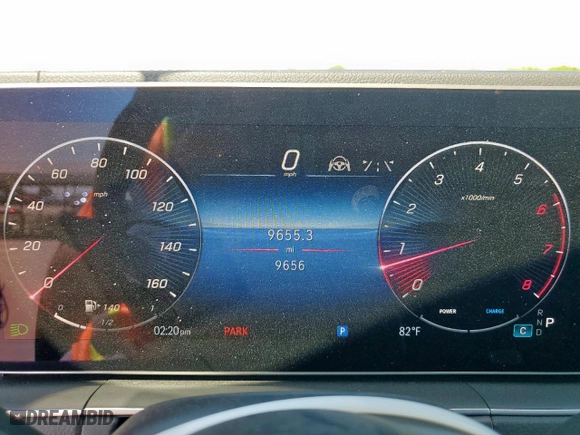 2024 Mercedes-Benz GLS with VIN 4JGFF5KE0RB220587, listed as a Copart auction lot 52364565 with 9,656 mi miles and Salvage Title. Bid and sale history available at carsss.com. Image 9.